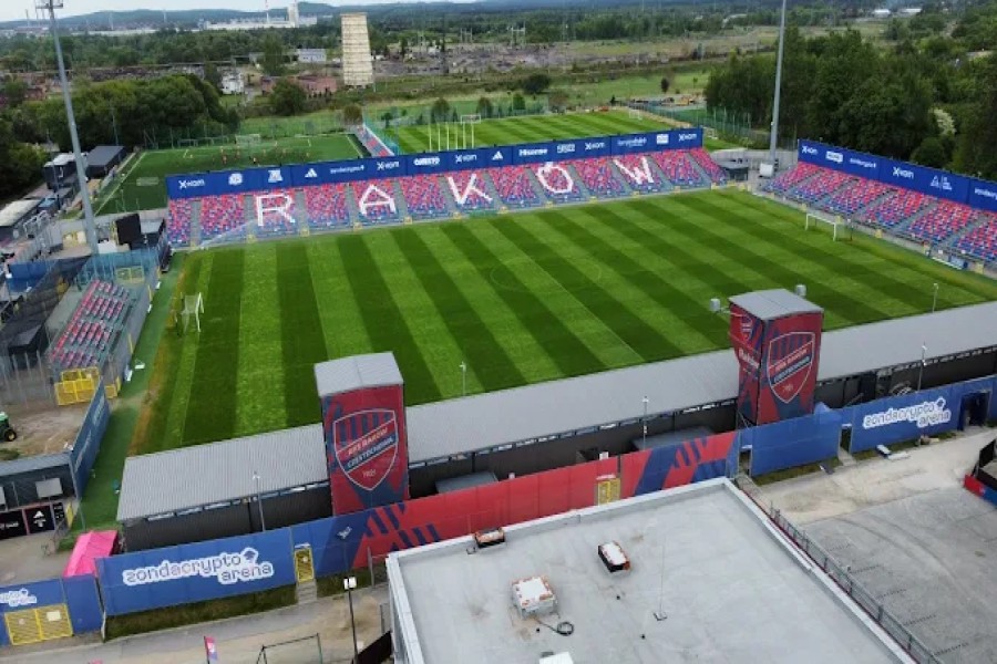 Zdjęcie stadionu Raków Częstochowa
